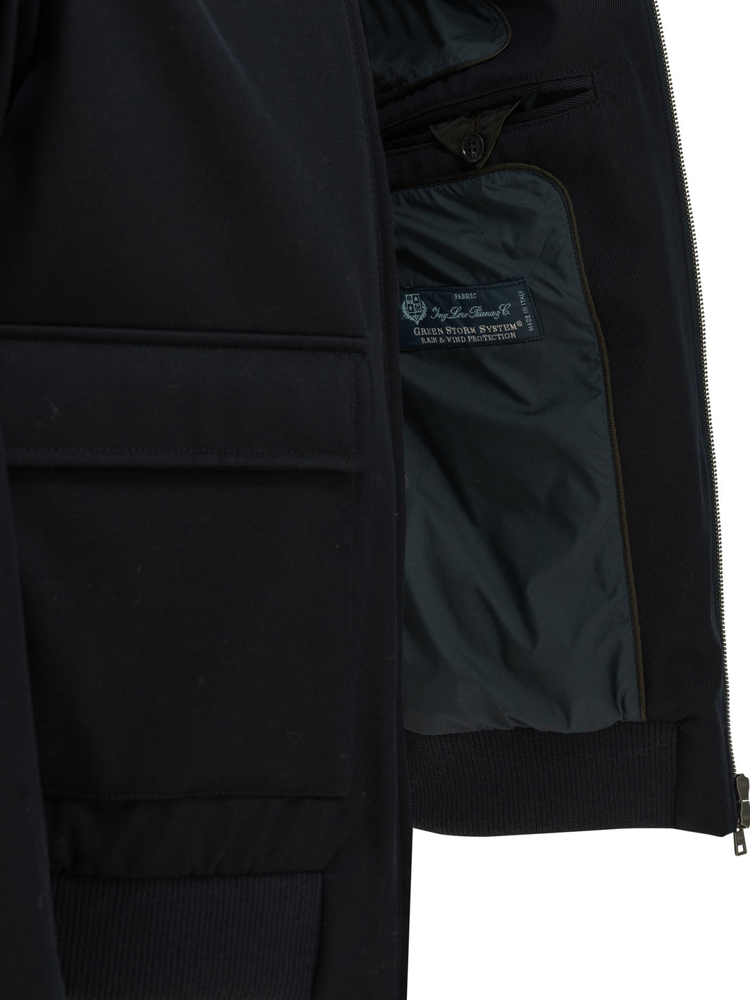 Herno 3 Layers Wool Storm Jackets and Coats - Blu | 563182fb1ebd721be2afefc1b8c16ab24f8023a6