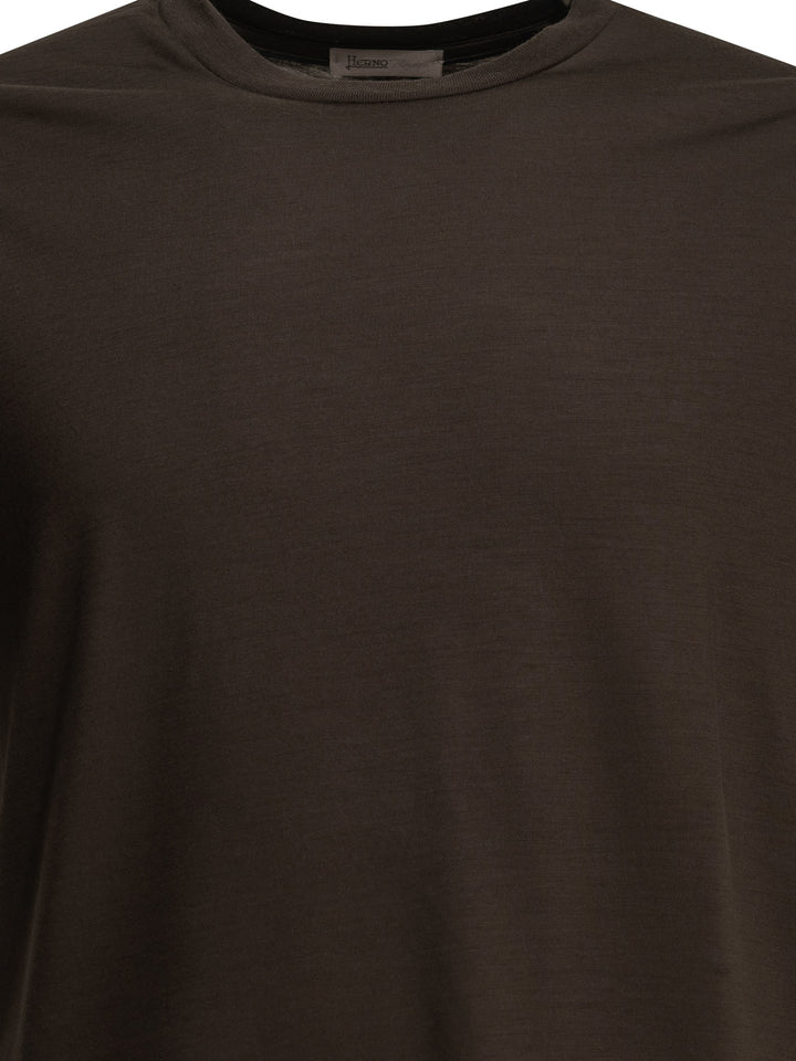 Herno Resort Lana T-shirts - Marrone | 7cdddeae27491ff78d6a5a209764cb507616ae94