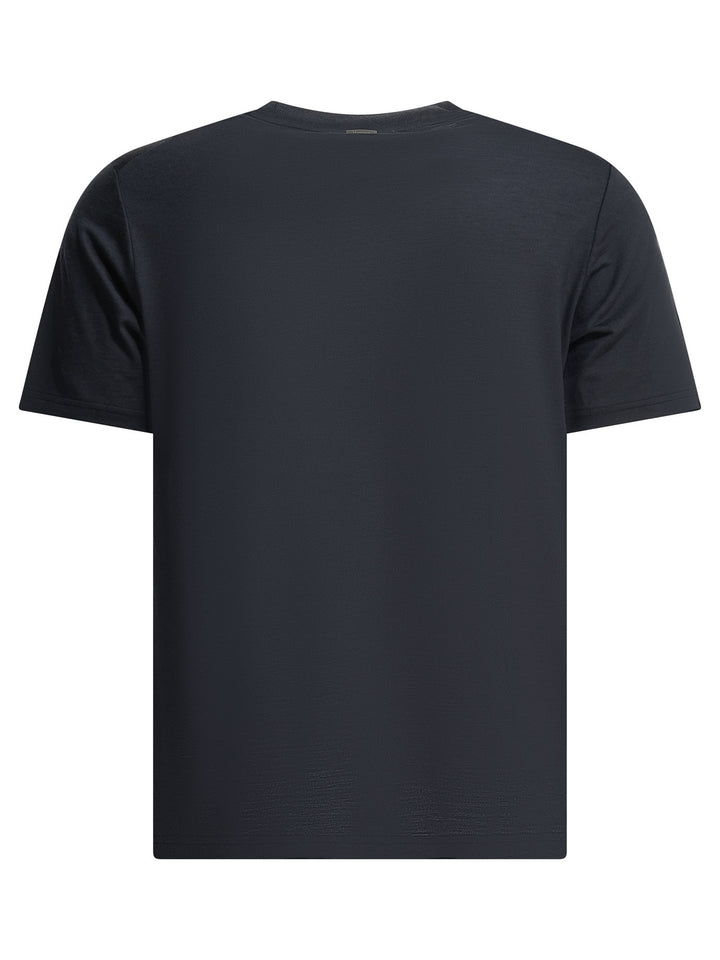 Herno Resort Lana T-shirts - Blu | e68ab4648f9466d4742303cc071f5b75ae21ddf3