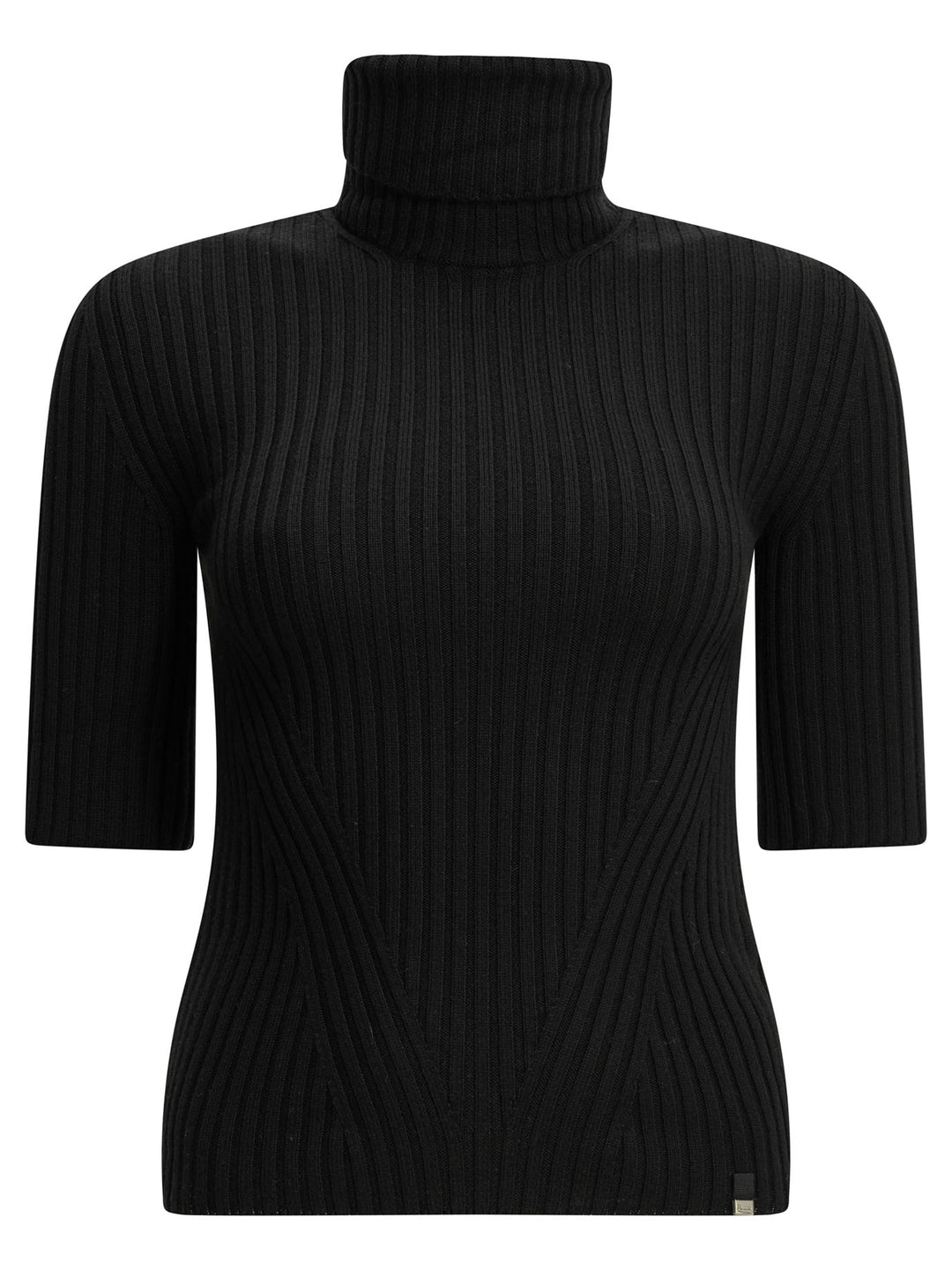 Herno Wool Turtleneck Sweater Knitwear - Nero | 53f396384648b708ddb16347087b51c88f276000