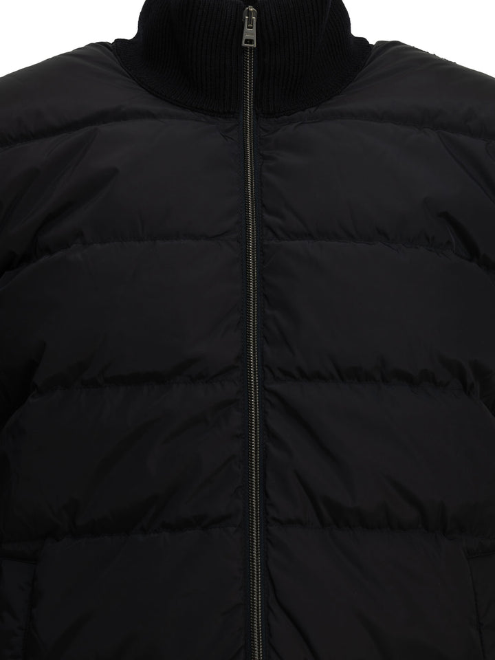 Herno Padded Wool Cardigan Knitwear - Blu | 807f2e514a332a0dbdf0e5236c588b42e34573bd