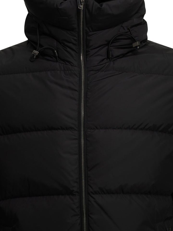 Herno Short Nylon Down Jacket Jackets and Coats - Nero | 3cb7f3cea2f6edef9010af1eef1e604deb817f0c