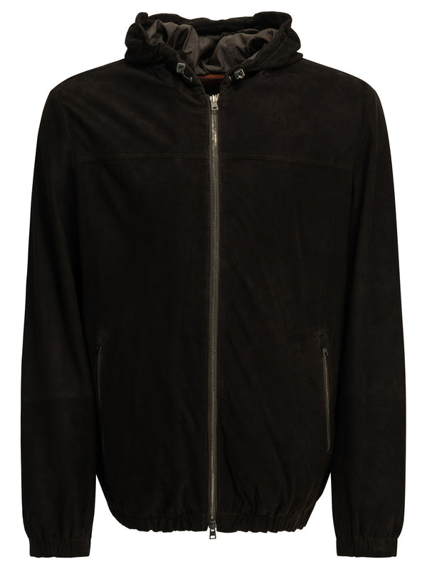 Suede Jacket Jackets And Coats Brown