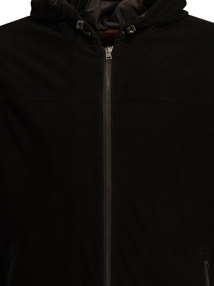 Herno Suede Jacket Jackets and Coats - Marrone | 7aaed69328014ca025d9a77c41d9548ec5448150