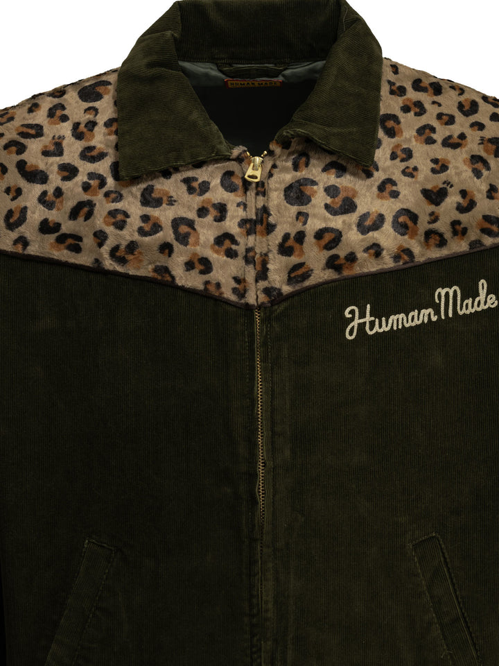 Human Made Leopard Abrigos Verde