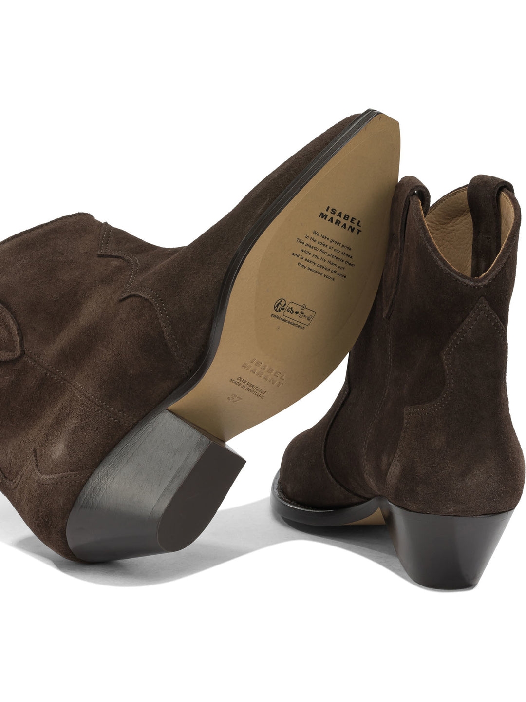 Isabel Marant Dewina Boots and Ankle Boots - Marrone | e8981a73a3715910999e894916d3847fdac912e9
