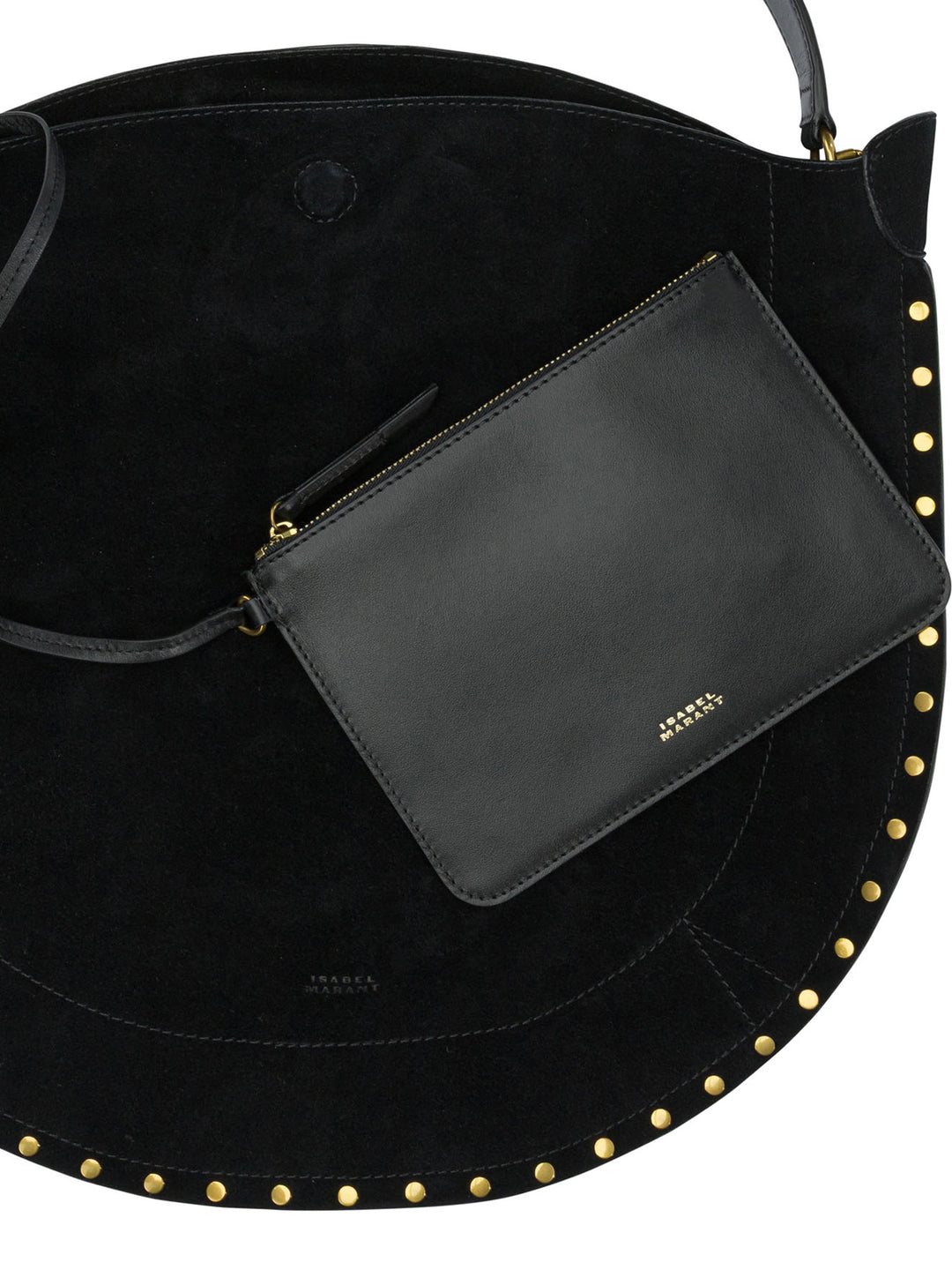 Isabel Marant Oskan Hobo Soft Borse a Spalla e Tracolla - Nero | a943f1940e99cc9449fd314ebb37212f8ddd9a37