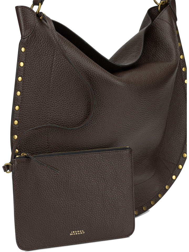 Isabel Marant Oskan Hobo Soft Borse a Spalla e Tracolla - Marrone | 95c263804868f3142f4ca341cb63196704e617e5