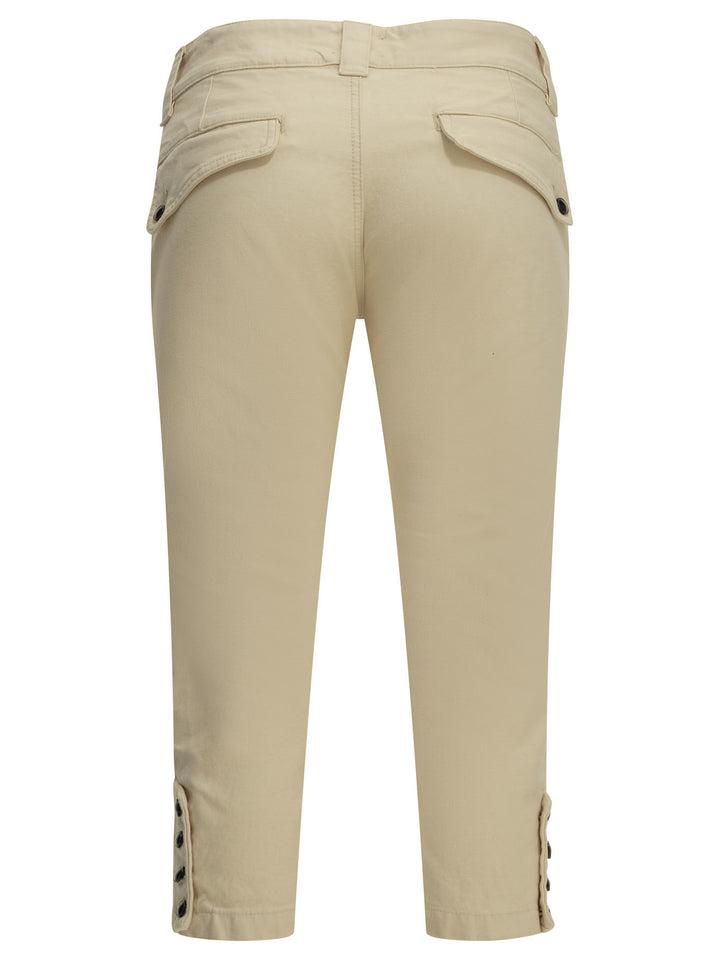 Isabel Marant Berna Trousers - Beige | 4b42e570e07417dffb952a4c4c2588cbf75e8d8a