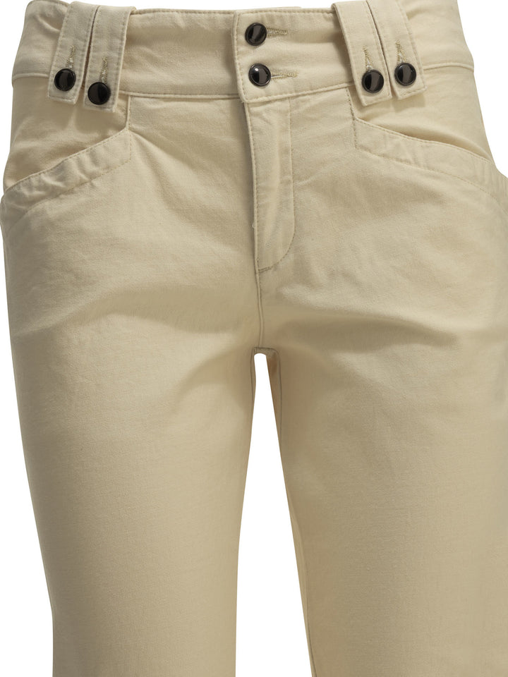 Isabel Marant Berna Trousers - Beige | e7bbe76af0476702fb69b959960573cbe286ed3e