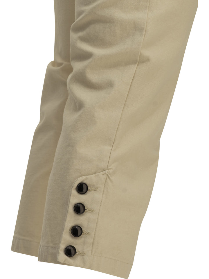 Isabel Marant Berna Trousers - Beige | 0a1dec24e9dec8d5c2669a1022051e89edea7ec4