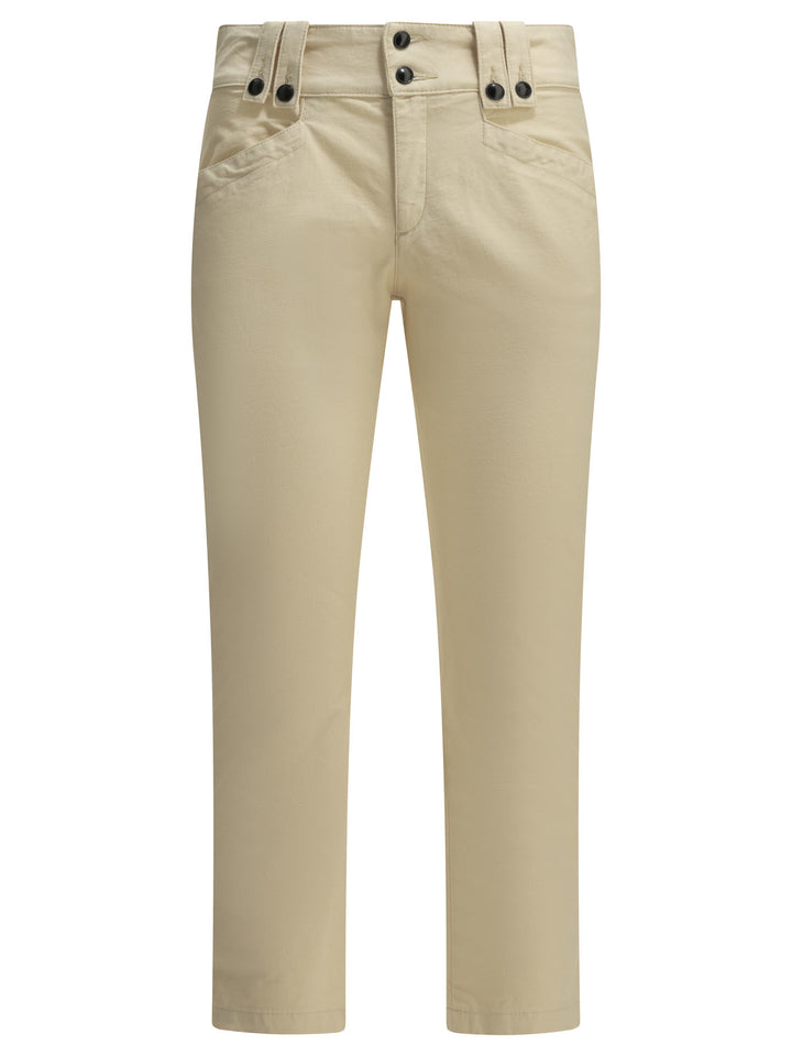 Isabel Marant Birdy Trousers - Beige | af1aa31a0924cc9f9dda25f9b7e693386d2e671b