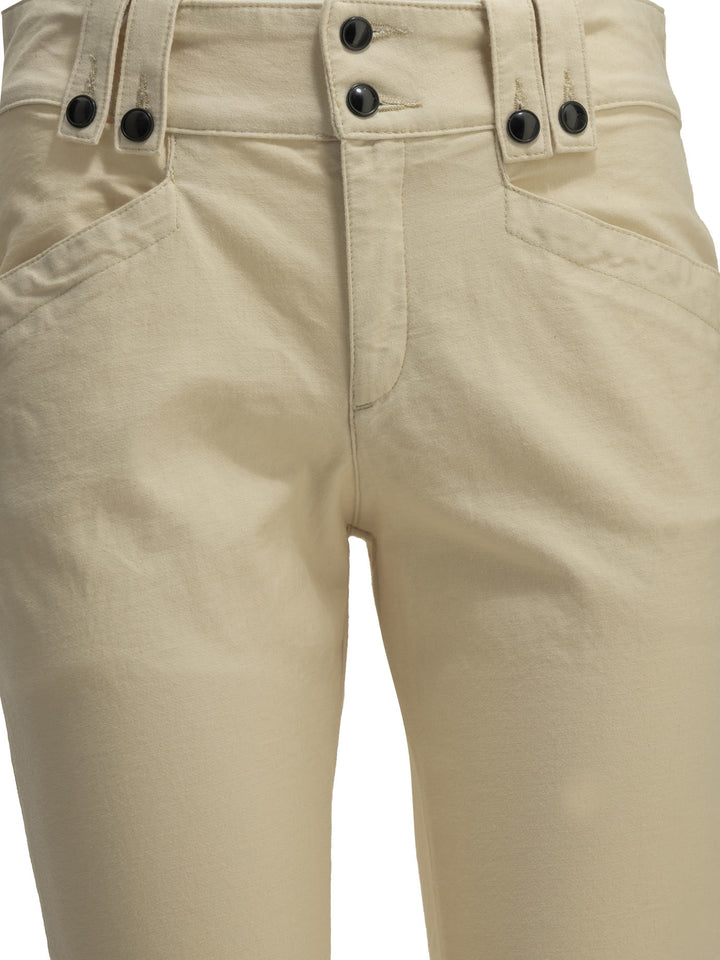 Isabel Marant Birdy Trousers - Beige | d64859e447356d0ecb4ef3bc0744a398d710b5cc