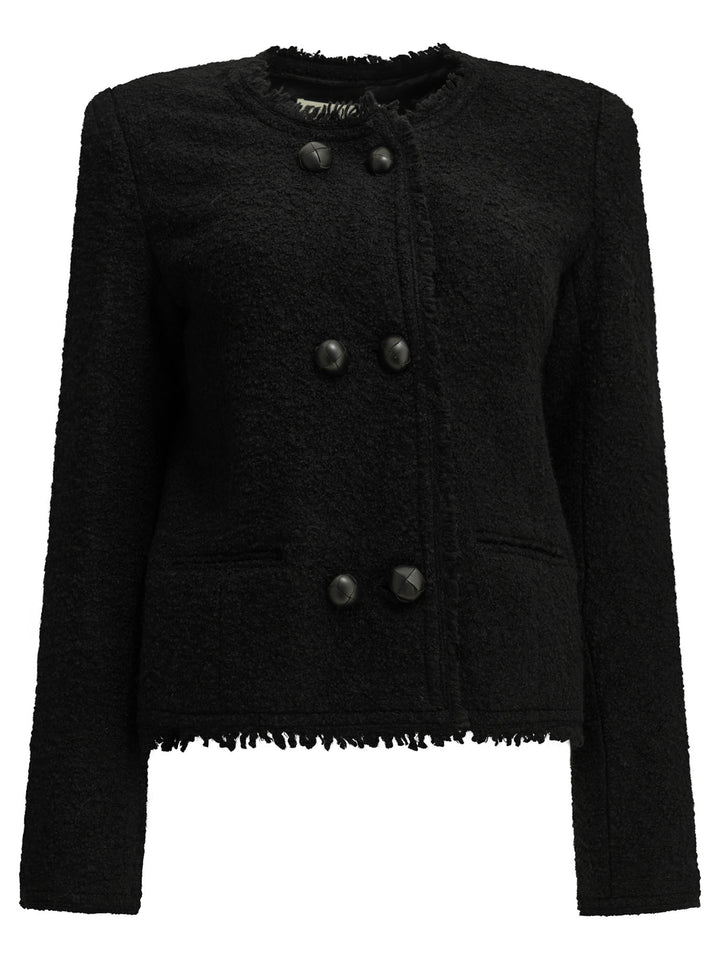 Isabel Marant Suely Jackets and Coats - Nero | bdf4b898a84e04ab960eb99b6b9e34f02ce5e78b