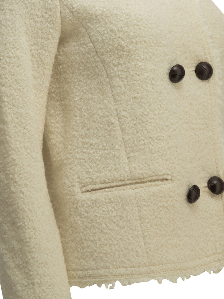 Isabel Marant Suely Jackets and Coats - Bianco | 99dba8f587c69f71cecb2247216515d7330825ef
