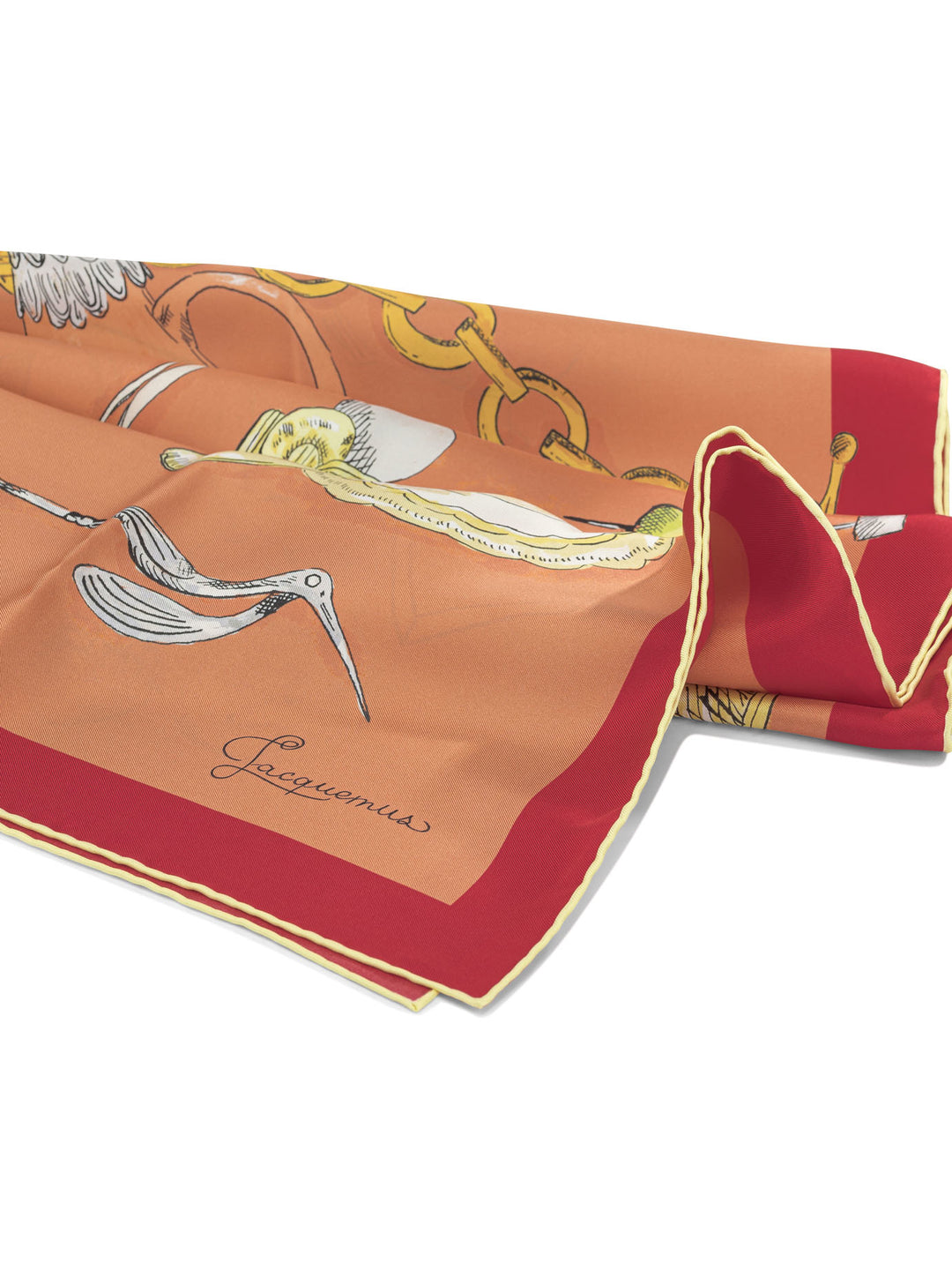 Jacquemus Le Grand Foulard Cocktail Sciarpe & Foulard - Arancione | ed0973180112f7c68ae413673f8bd9967ac086ad