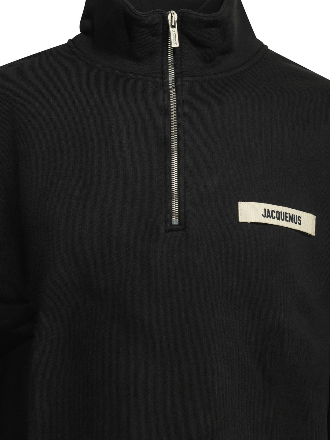 Jacquemus Le Camionneur Gros Grain Sweatshirts - Nero | 413d1ac696f4ca24716f0c302e0699e90b0249d1