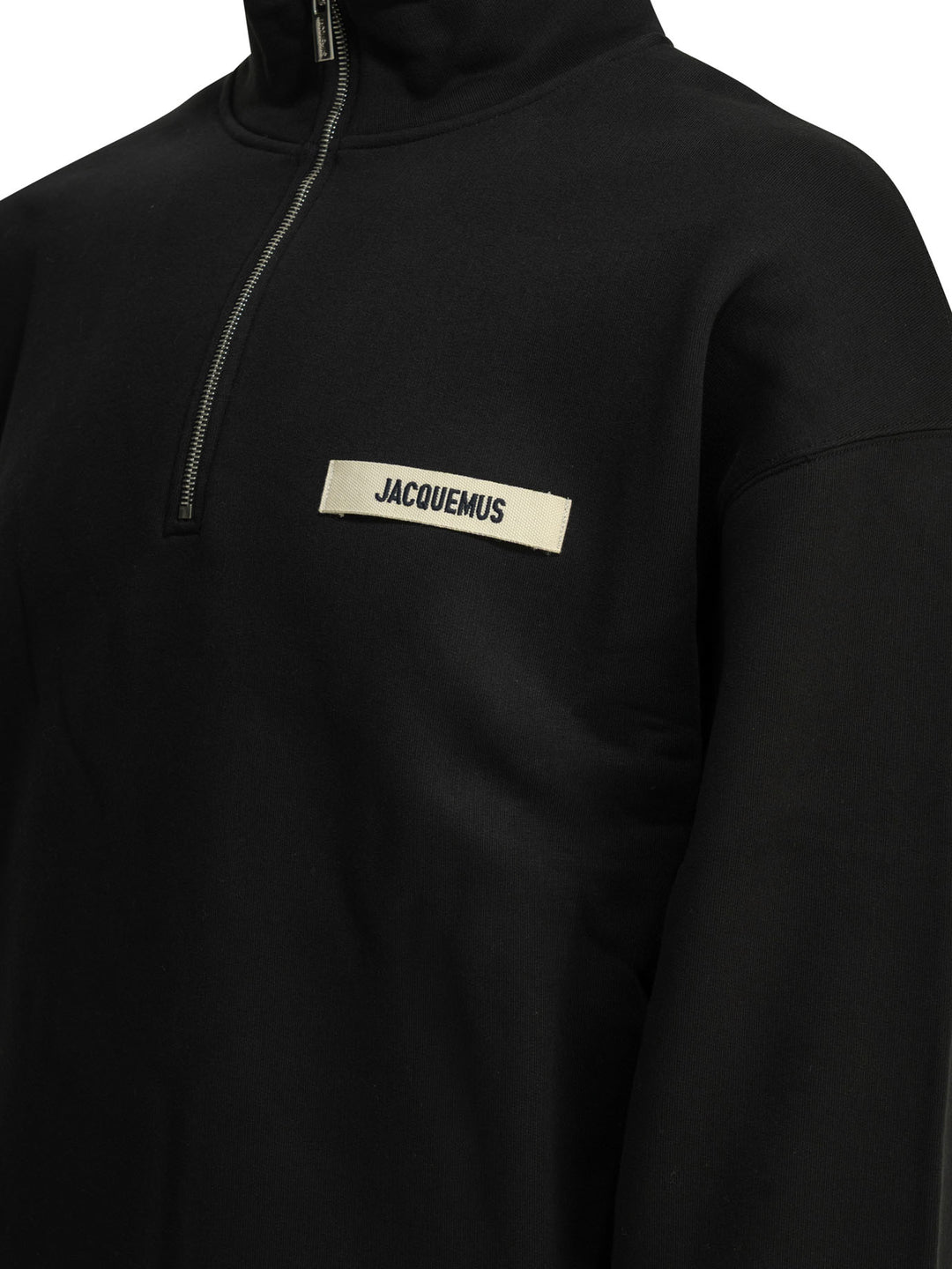 Jacquemus Le Camionneur Gros Grain Sweatshirts - Nero | fcd35c91adab3bc9daf1142ee1bdc7b7cdc366f3