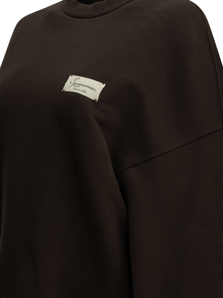 Jacquemus Le Sweatshirt Montaigne Sweatshirts - Marrone | dbfe5009f6e3801275ec36b2a8eeaaa9440bed88