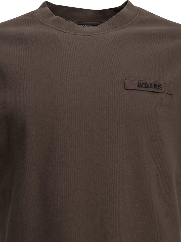 Jacquemus Gros Grain T-shirts - Marrone | a45e5f1ef8c7c3a288384cc245bcc149f848c7a9