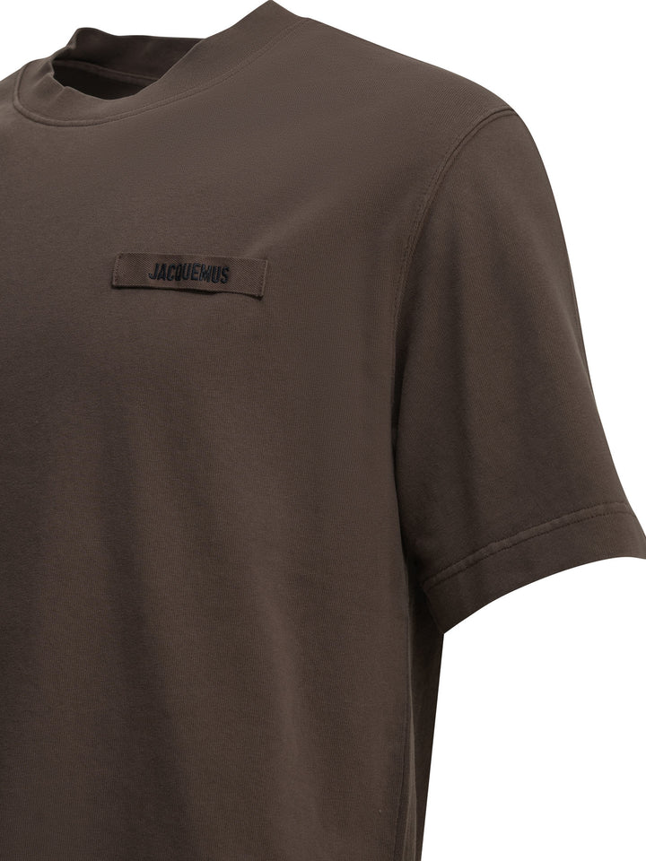 Jacquemus Gros Grain T-shirts - Marrone | 844a3113f71669e8c3461be155618e2b45c92088