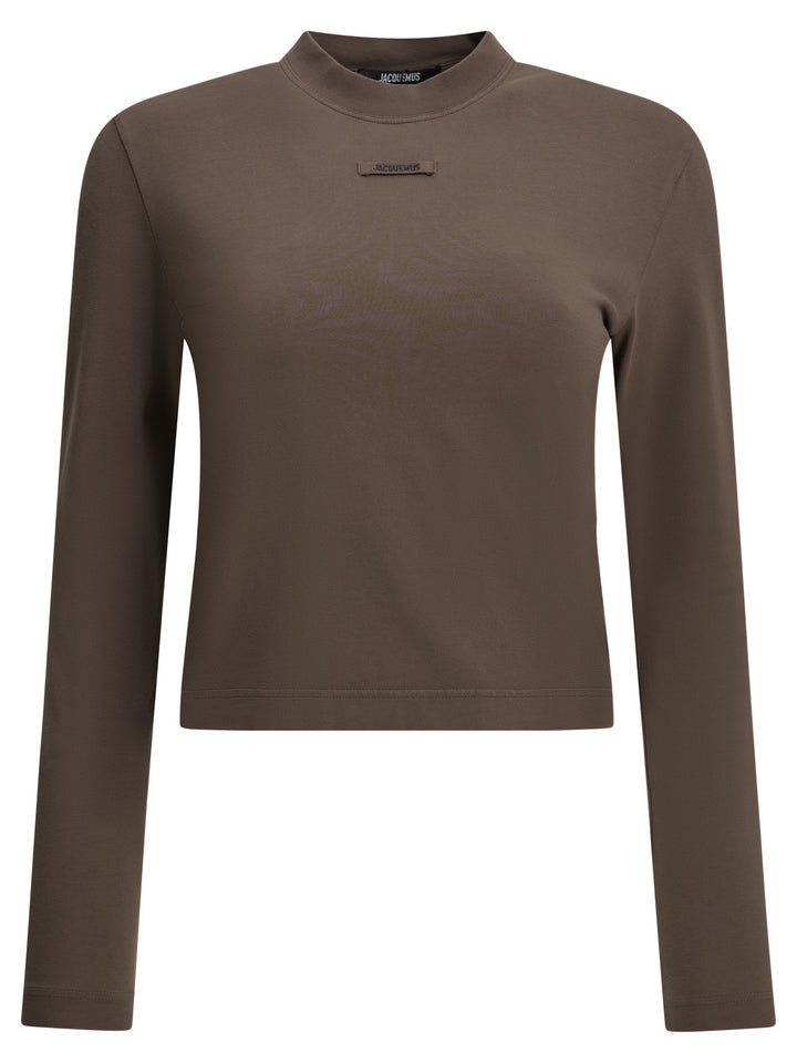 Jacquemus Gros Grain T-shirts - Marrone | abf70544b2652e44f47b0ca4c1dd7ae4ee9d7406