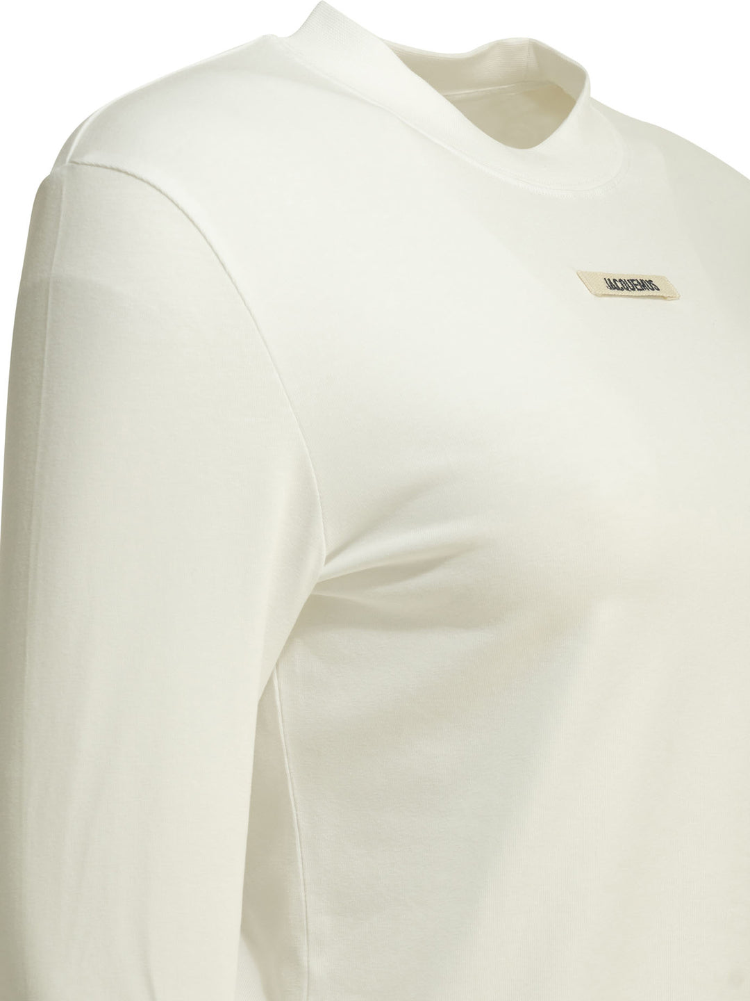 Jacquemus Gros Grain T-shirts - Bianco | be4d7f65b6ae45855aa2ef0b83e8f9eb83f65428