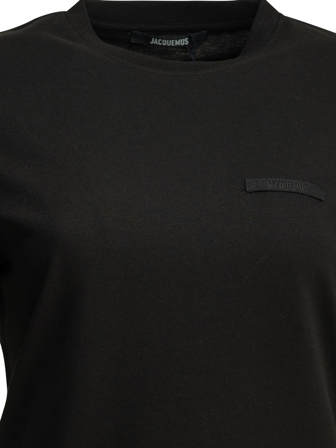 Jacquemus Gros Grain T-shirts - Nero | d21aa53366fcb5142a2f9fa927245fc32d2dd8fe