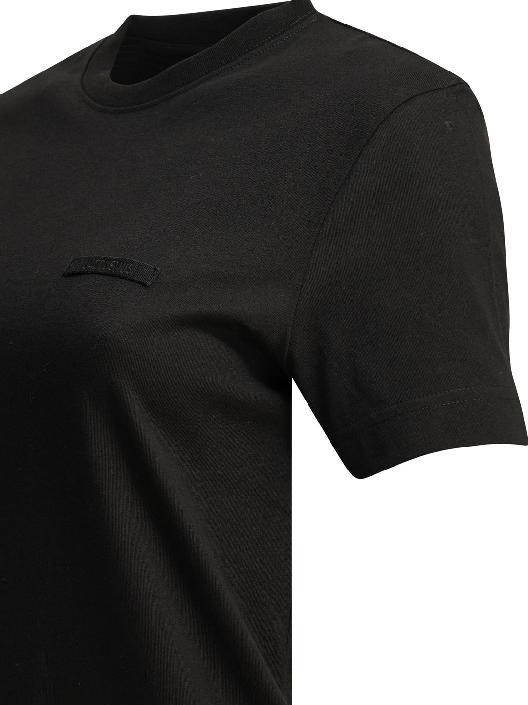 Jacquemus Gros Grain T-shirts - Nero | e3ef19847276182d41649927e0f21d71c57c0443