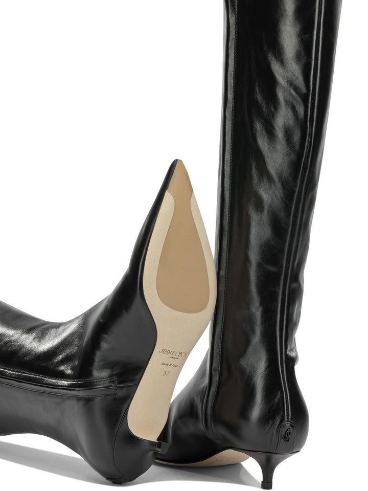 Jimmy Choo Amis 35mm Boots and Ankle Boots - Nero | ea069bf8a59d8e4e89050e50d9c46f1ed0464a56