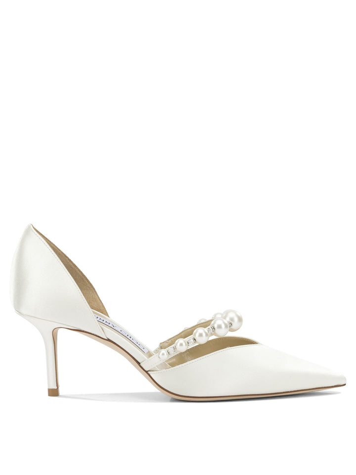 Jimmy Choo Aurelie 65mm Heeled shoes - Bianco | bedb28a0a069be1eb417a37f955edbb083bb83e8