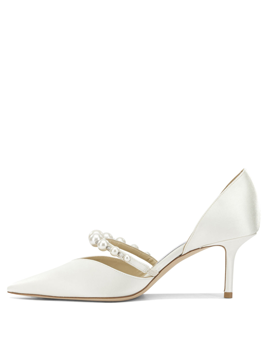 Jimmy Choo Aurelie 65mm Heeled shoes - Bianco | 2d9e19020318b685bd976ae75ead61b09f93ab37