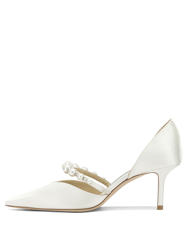 Jimmy Choo Aurelie 65mm Heeled shoes - Bianco | 2d9e19020318b685bd976ae75ead61b09f93ab37