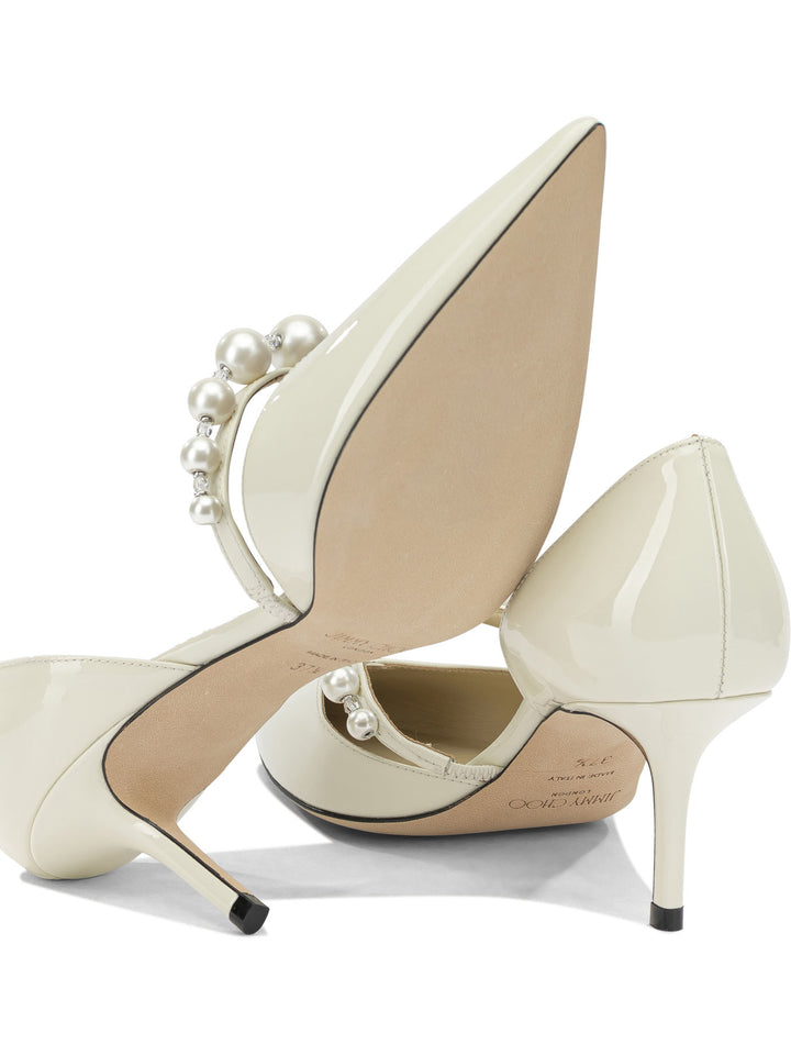 Jimmy Choo Aurelie 65mm Heeled shoes - Bianco | 282ad8373678b51d747f704fedb20962c04d51f1
