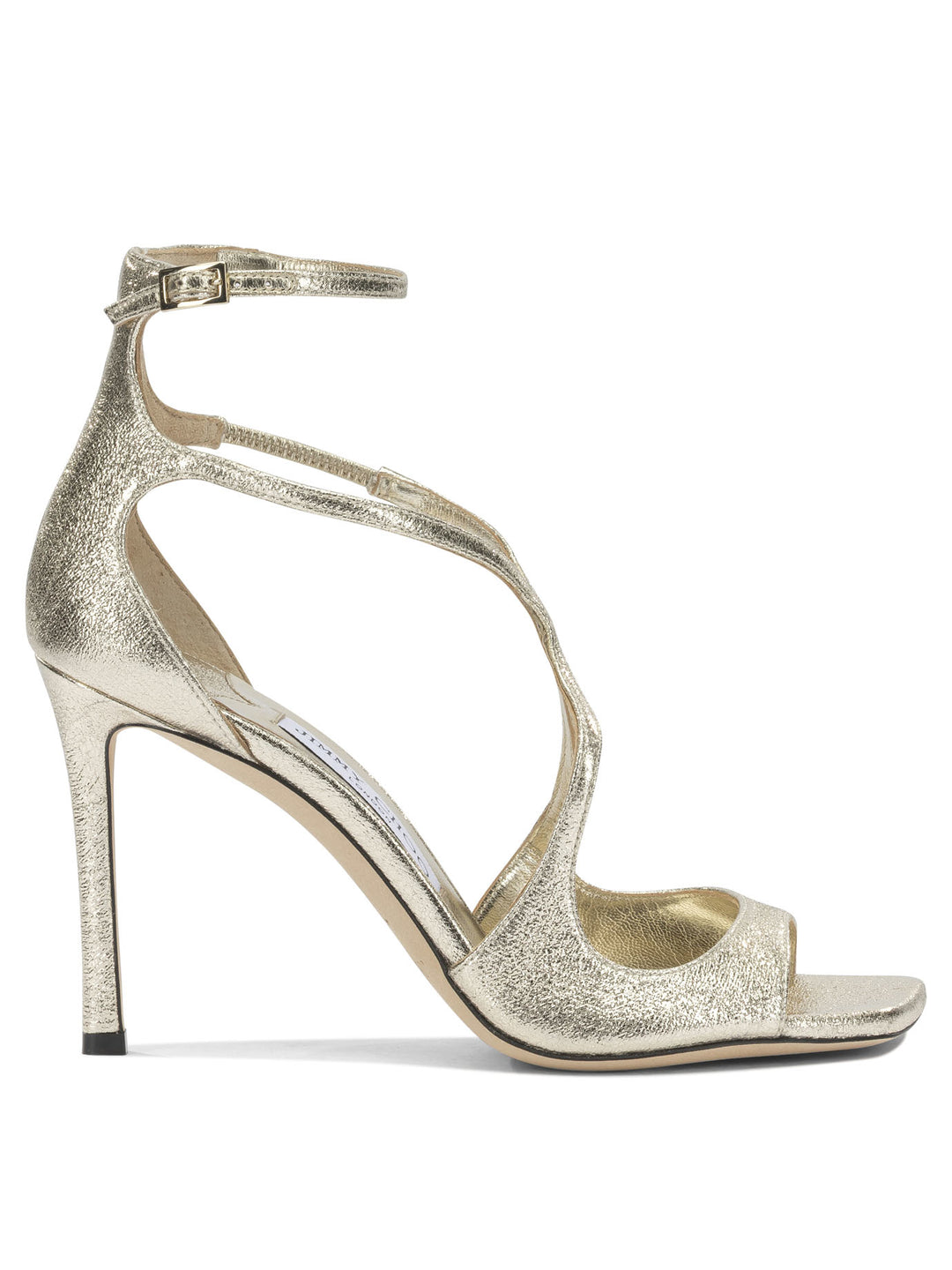 Jimmy Choo Azia 95mm Sandali - Oro | 50b8cdd536978db672854bd87b21f16de39ea061