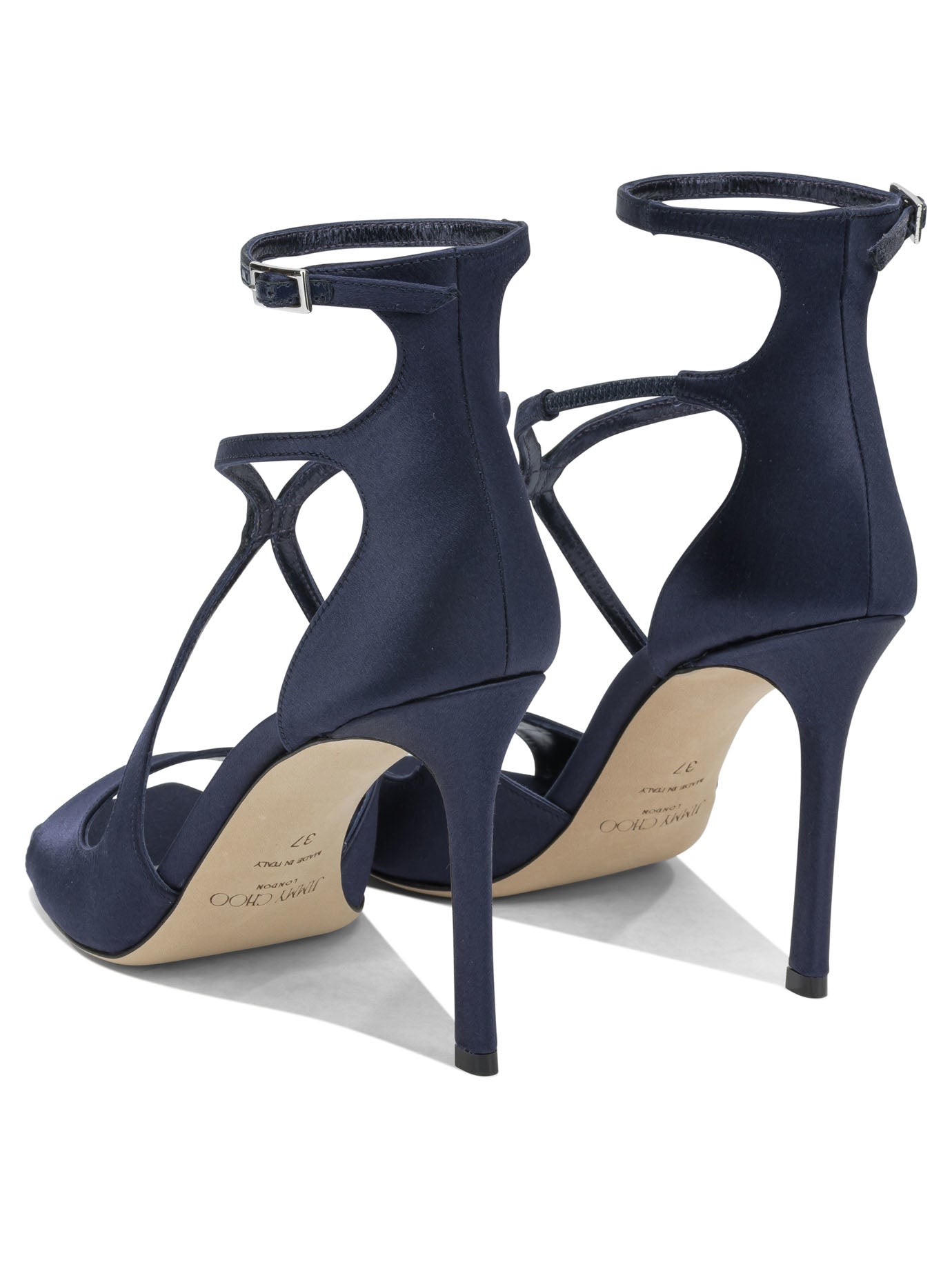Jimmy Choo Azia 95mm Sandali - Blu | 2022cdbc3a74c3c046f57aae3dfd8d55226eb1ad