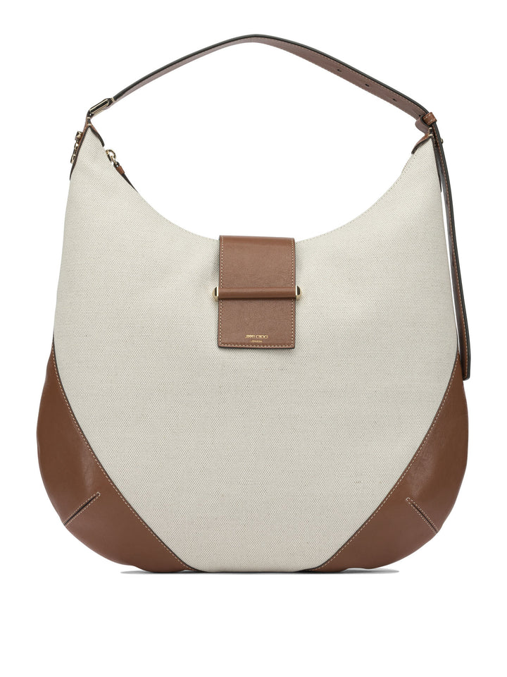 Jimmy Choo Bar Hobo Borse a Spalla e Tracolla - Beige | b55cb5932cbbad037521fd52c58f4953aaf9179b