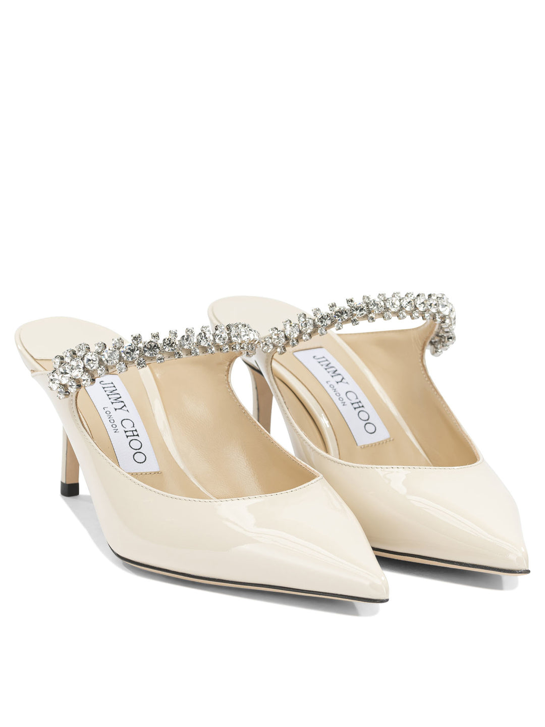 Jimmy Choo Bing 65mm Heeled shoes - Bianco | 596befbc40d6a15b4cbabe1843ad101cfd159b79
