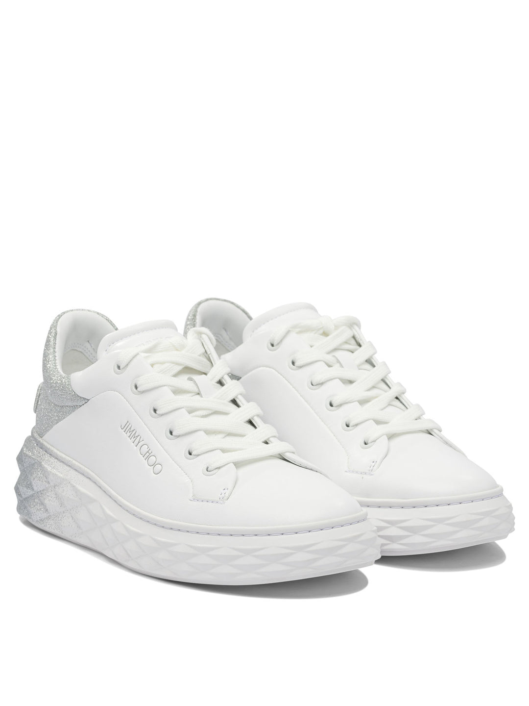Jimmy Choo Diamond Maxi F Ii Sneakers & Slip-On - Bianco | 4c8544a1da3b10bf346d0f2ac95faaee4079a5f1