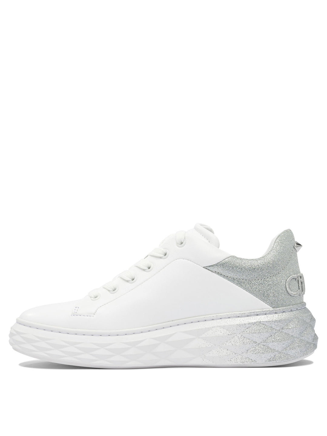 Jimmy Choo Diamond Maxi F Ii Sneakers & Slip-On - Bianco | 6f7dd16a8e36c119ebc2f02db0ff11845f8146b8