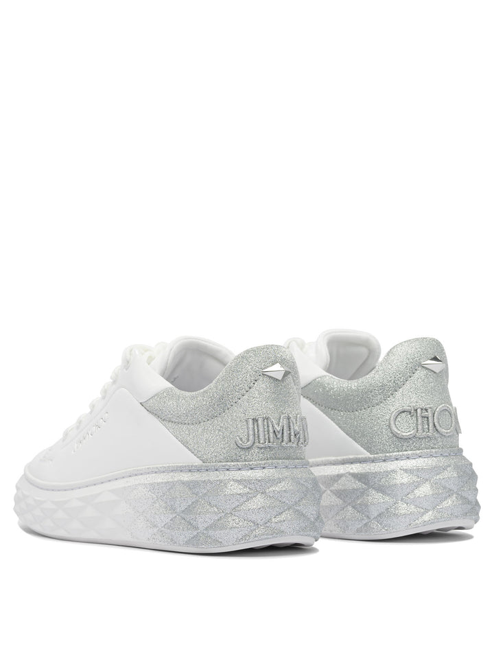 Jimmy Choo Diamond Maxi F Ii Sneakers & Slip-On - Bianco | 7feea1675d24490bca38c001b2872e73309bf348