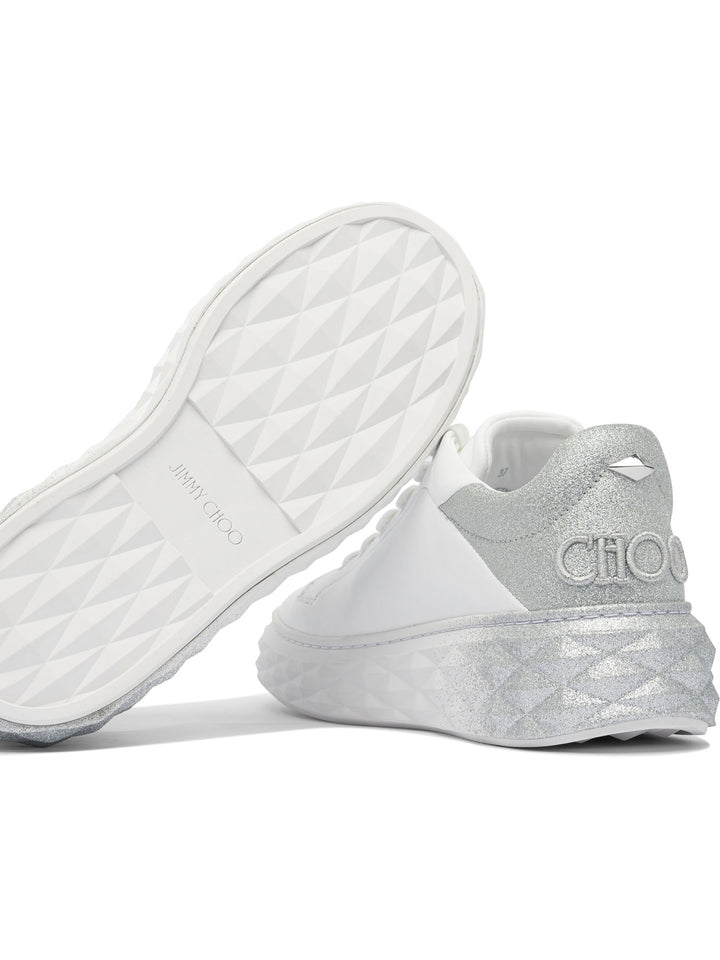 Jimmy Choo Diamond Maxi F Ii Sneakers & Slip-On - Bianco | 4dcbc2c396f5210b4c51e8090b4282df1086e6d7