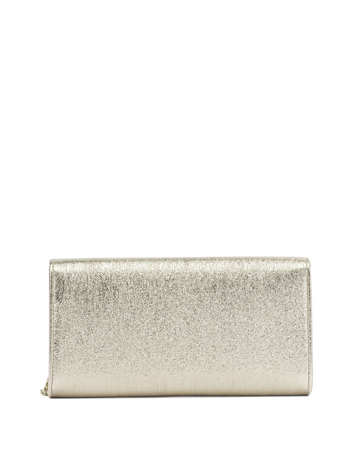 Jimmy Choo Emmie Clutches - Oro | 301a5e218fd86fe43ebffe50b7725fd046ce008e