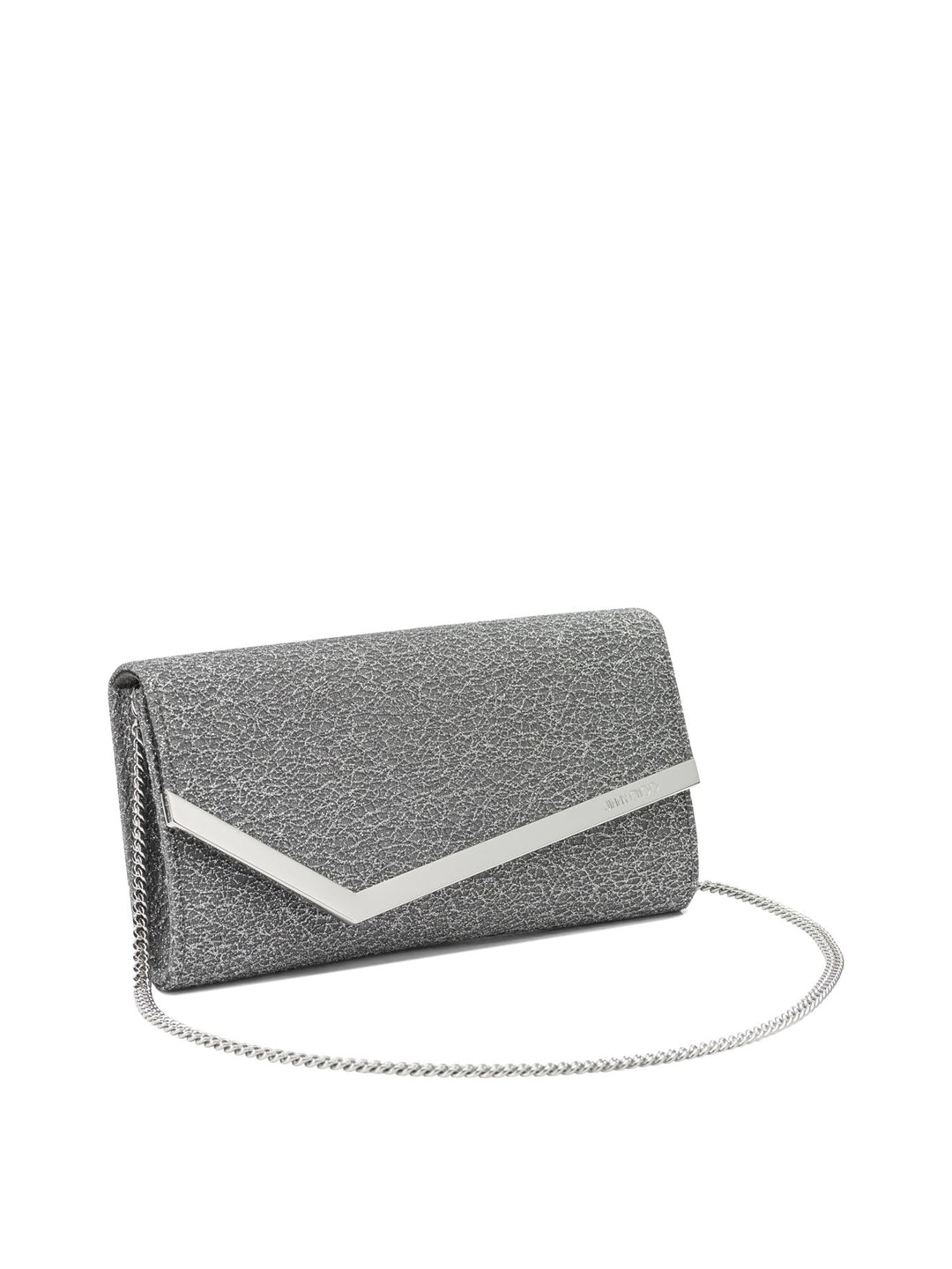 Jimmy Choo Emmie Clutches - Silver | 52d364bf1ce8fe765bebe3121f26d0fb731d6317
