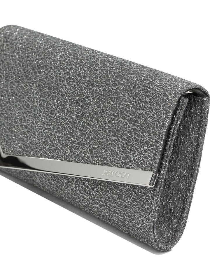 Jimmy Choo Emmie Clutches - Silver | 7bd3c8faf530e2d9e7bbe1dbc51b436f71479e6b