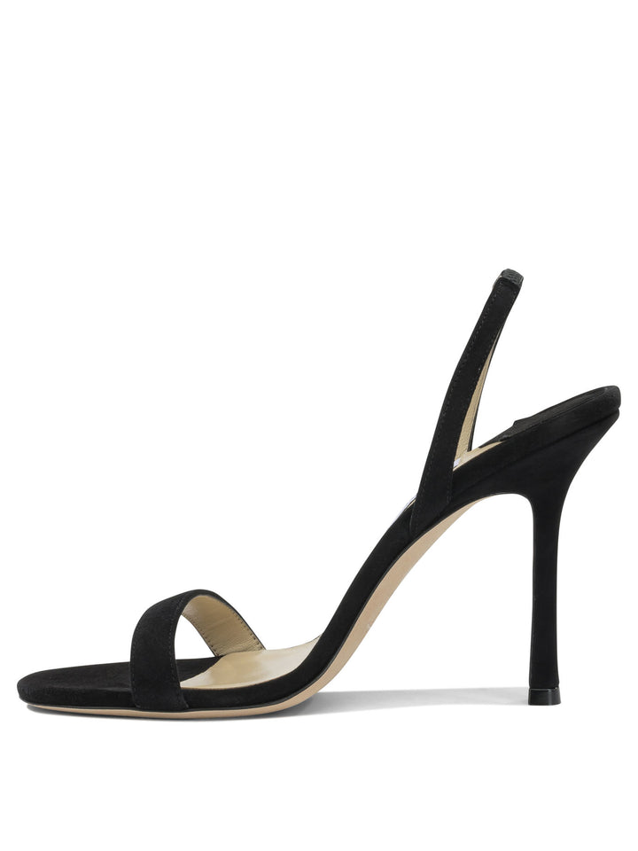 Jimmy Choo Jenn 100mm Sandali - Nero | 5b011ee45334f31c8944a66de1d405846eebd726