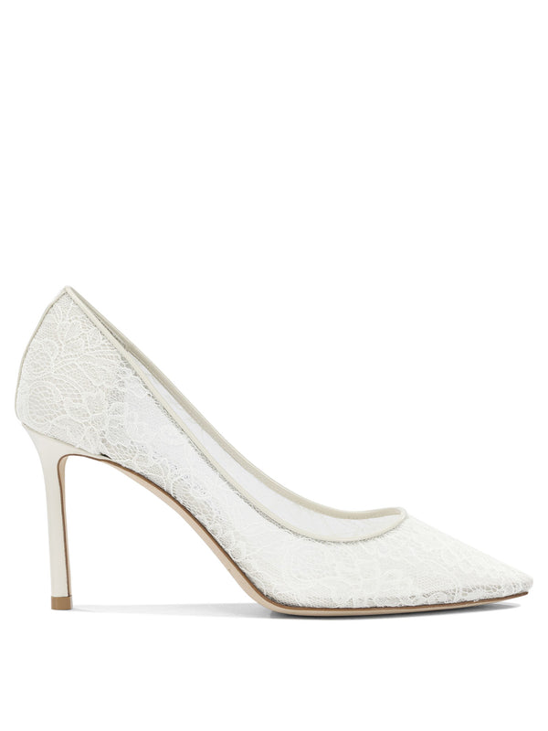 Romy 85mm Heeled Shoes Bianco