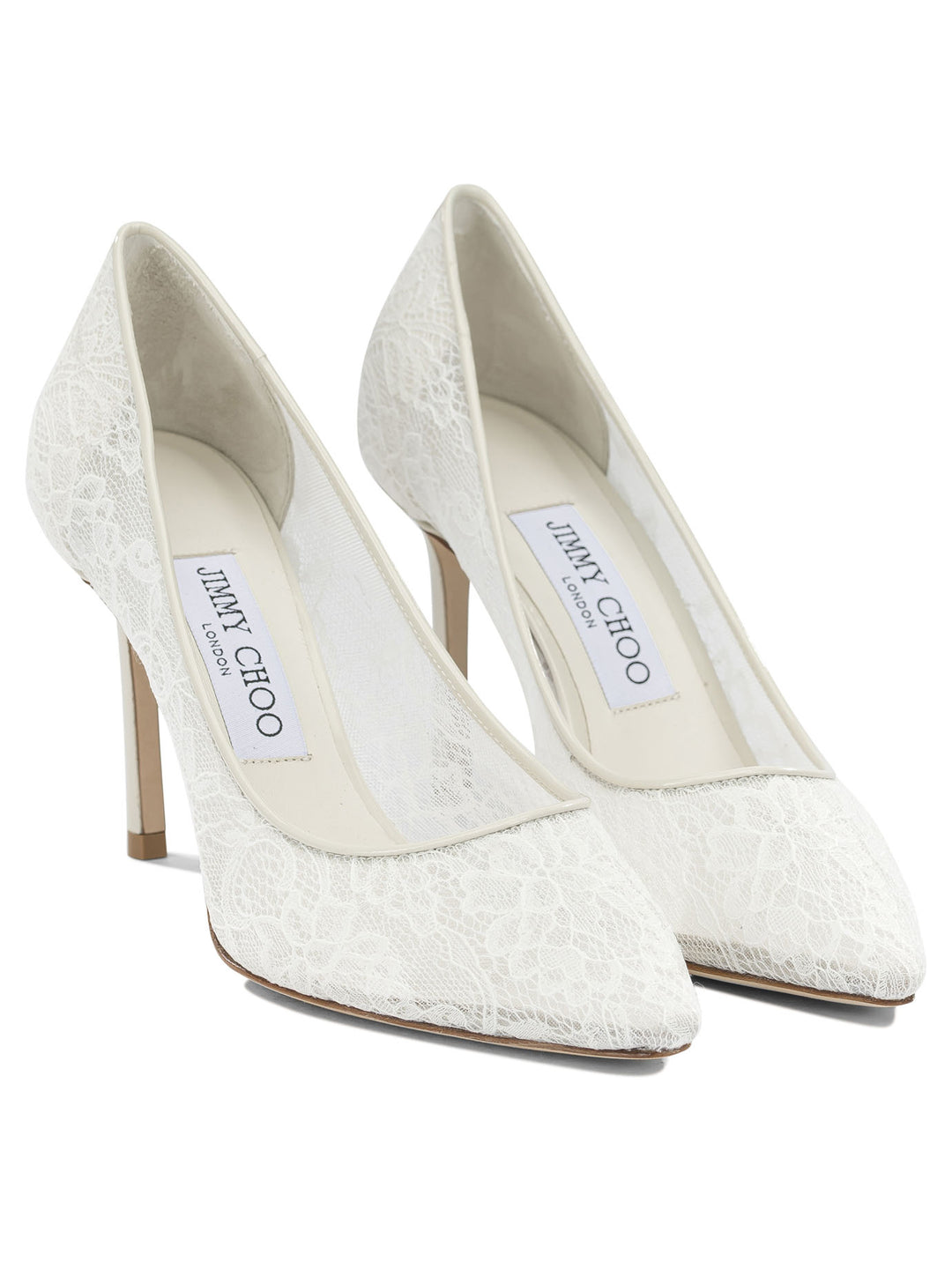 Jimmy Choo Romy 85mm Heeled shoes - Bianco | 880004fd7eb31263d503dd258846070f42608b58