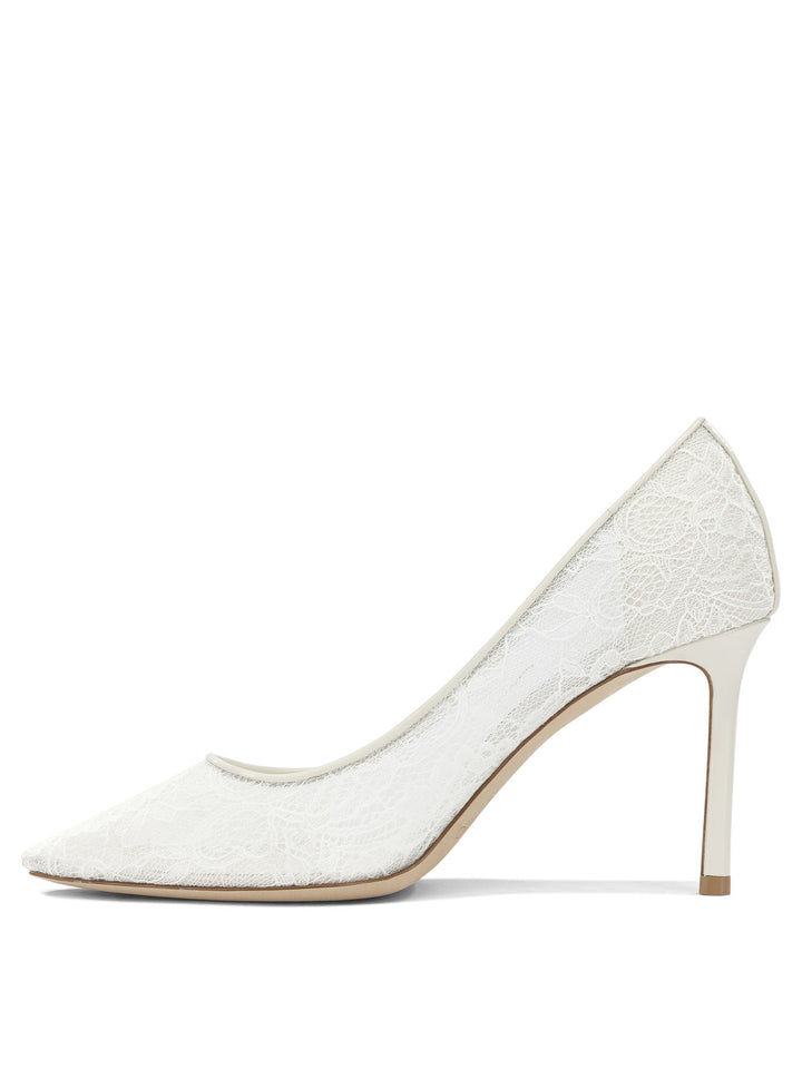 Jimmy Choo Romy 85mm Heeled shoes - Bianco | 7b4d51b03e2ac930f0bbceb026ea7caac905ecdd