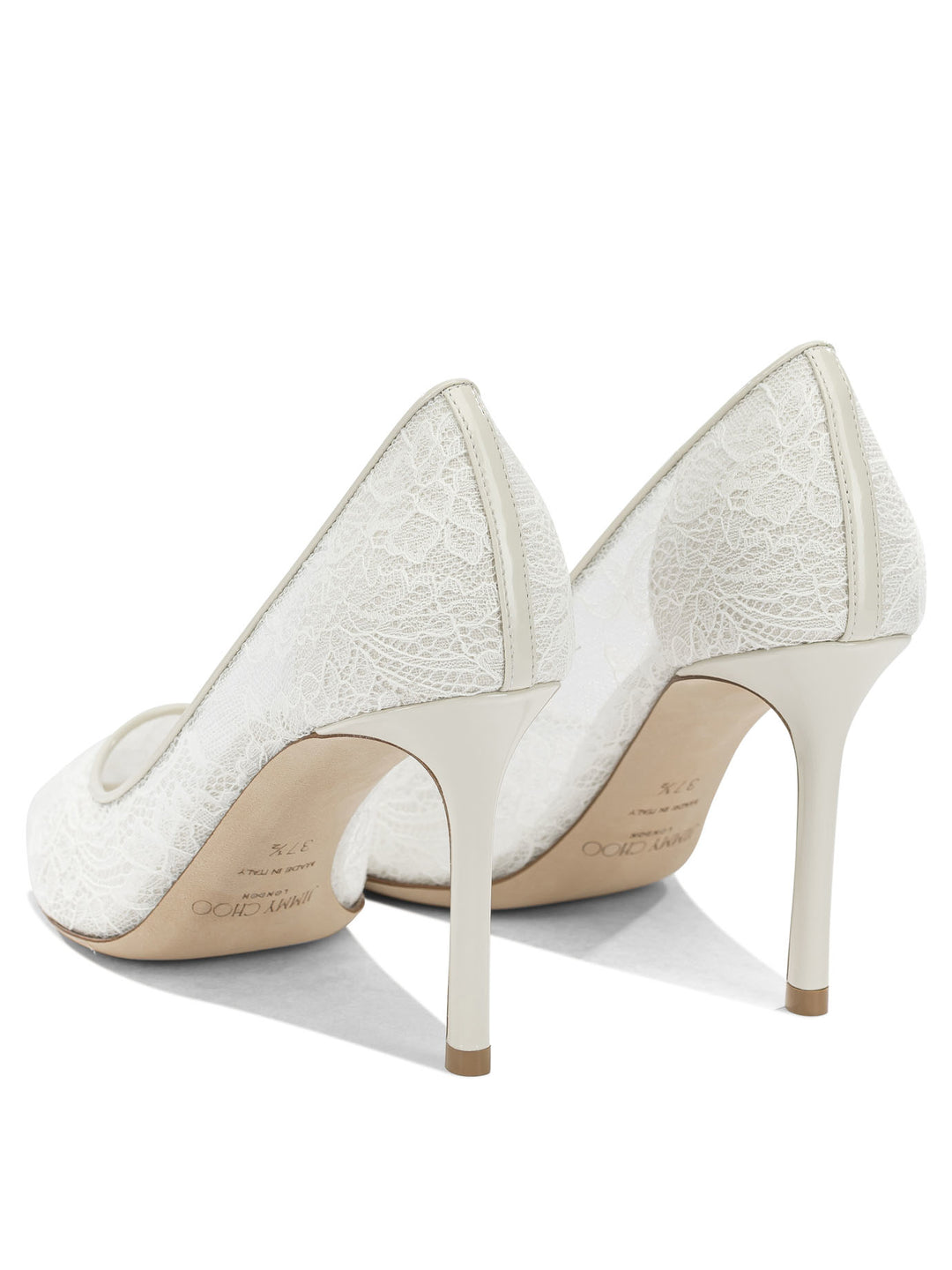 Jimmy Choo Romy 85mm Heeled shoes - Bianco | 603c74baa9543d0f2475c12cffdf354f6fd1bcde